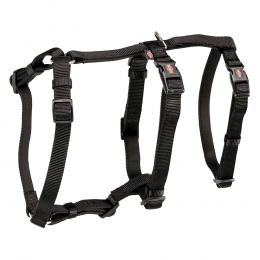 Trixie Sicherheitsgeschirr Stay Schwarz - Größe S–M: 40–65 cm Brustumfang, 15 mm breit