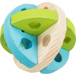 Trixie Spiel- und Snackball aus Holz ø 8 cm