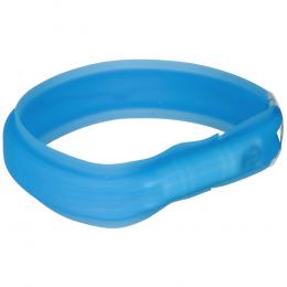 Trixie USB Flash Leuchthalsband, Langhaar - Größe M-L: 50 cm, 30 mm breit