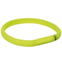 Trixie USB Leuchthalsband grün - Größe M-L: 50 cm, B 18 mm