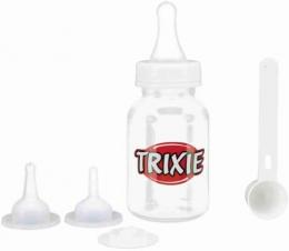 Trixie Welpenflaschen-Set, 120 Ml, Transluzent/Weiß 120 Ml