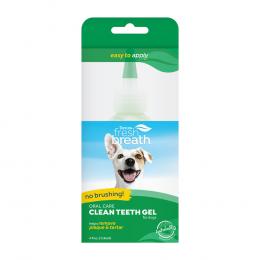 TropiClean Fresh Breath Clean Teeth Zahnpflege-Gel für Hunde -  Sparpaket: 2 x 118 ml