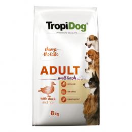 Tropidog Premium Adult Small Ente & Reis - Sparpaket: 2 x 8 kg