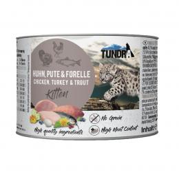 Tundra Cat Kitten Huhn, Pute und Forelle 6x200g