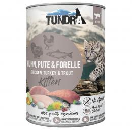 Tundra Cat Kitten Huhn, Pute und Forelle 6x400g