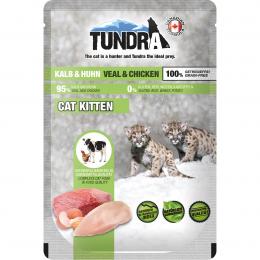 Tundra Cat Pouchpack Kitten Kalb und Huhn 16x85g