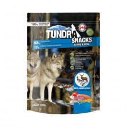 Tundra Dog Snack Active & Vital Ente, Lachs, Wild 3x100g