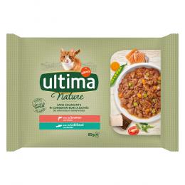 Ultima Cat Nature 12 x 85 g - Lachs & Kabeljau