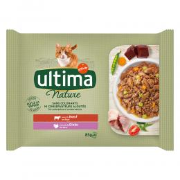 Ultima Cat Nature 12 x 85 g - Rind & Truthahn