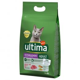 Ultima Cat Sterilized Adult Rind - 3 kg