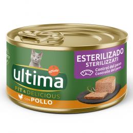 Ultima Fit & Delicious Sterilized Katze 24 x 85 g - Huhn