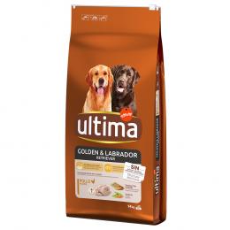 Ultima Hund Golden & Labrador Retriever Huhn - 14 kg