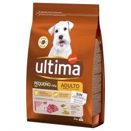 Ultima Hund Mini Adult Rind - Sparpaket: 2 x 3 kg