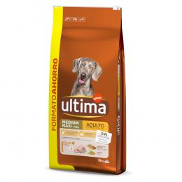 Ultima Medium / Maxi Adult Huhn & Reis - 18 kg