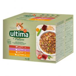 Ultima Nature  - 96 x 85 g Fleischvariation (Rind, Truthahn, Huhn, Geflügel)