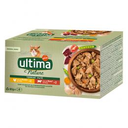 Ultima Nature Paté Katze 40 x 85 g - Huhn & Rind