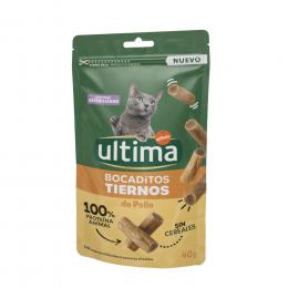 Angebot für Ultima Snacks Zarte Häppchen mit Huhn - 40 g - Kategorie Katzenfutter & Zubehör / Katzensnacks / Ultima / -.  Lieferzeit: 1-2 Tage -  jetzt kaufen.