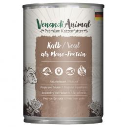 Angebot für Venandi Animal Monoprotein 6 x 400 g - Kalb - Kategorie Katze / Katzenfutter nass / Venandi Animal / Adult.  Lieferzeit: 1-2 Tage -  jetzt kaufen.