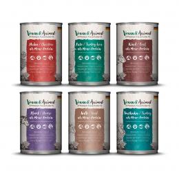 Venandi Animal - Probierpaket III Huhn, Pute, Rind, Huhn und Kaninchen, Kalb, Truthahn 24x400g