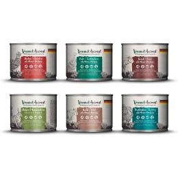 Venandi Animal - Probierpaket III Huhn, Pute, Rind, HuhnundKaninchen, Kalb, Truthahn 12x200g