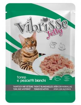 Vibrisse Thunfisch Und Weißer Fisch In Gelee Über  70 Gr