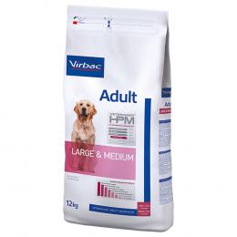 Virbac Veterinary HPM Adult Dog Large & Medium - Sparpaket: 2 x 12 kg
