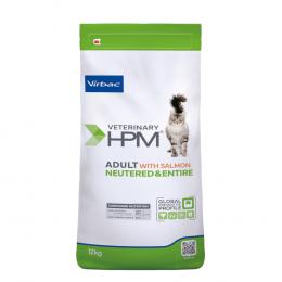 Virbac Veterinary HPM Adult Lachs Neutered & Entire Cat - Sparpaket: 2 x 12 kg