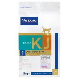 Virbac Veterinary HPM Cat Early Kidney & Joint Support KJ1 - Sparpaket: 2 x 3 kg