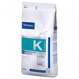 Virbac Veterinary HPM Dog Kidney Support K1 - Sparpaket: 2 x 12 kg