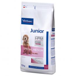 Virbac Veterinary HPM Junior Dog Special Medium - Sparpaket: 2 x 12 kg