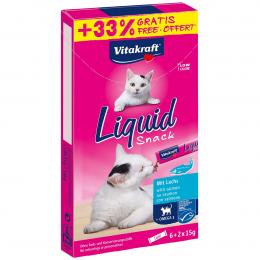Vitakraft Cat liquid Snack Lachs + 33% 6+2x15g