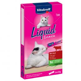 Vitakraft Cat Liquid-Snack Rind & Inulin -Sparpaket 24 x 15 g