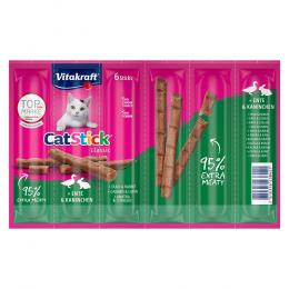 Vitakraft Cat Stick Classic - Ente & Kaninchen (6 x 6 g)