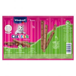 Vitakraft Cat Stick Healthy - Huhn & Katzengras (6 x 6 g)