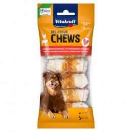 Vitakraft Delicious Chews Kauknoten S - mit Huhn (5 Stück, 70 g)