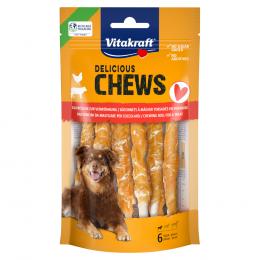 Vitakraft Delicious Chews Kaurollen Huhn S - 70 g (6 Stück)