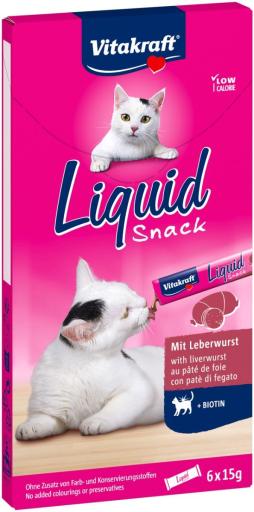 Vitakraft Flüssige Katzen-Snackpastete Mit Biotin 6X15 Gr