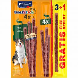 Vitakraft Hundesnack Beef-Stick mit Wild 3 Stück + 1 gratis