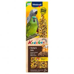 Vitakraft Kräcker Papagei - 2 Sticks Honig & Anis (180 g)