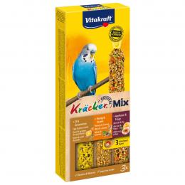 Vitakraft Kräcker Trio mit Ei, Frucht und Honig für Sittiche 5x3 Stück