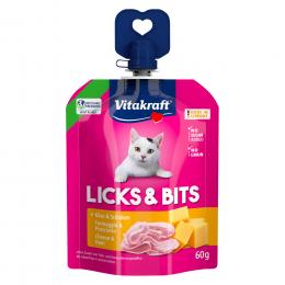 Angebot für Vitakraft Licks & Bits 16 x 60 g - Käse & Schinken - Kategorie Katzenfutter & Zubehör / Katzensnacks / Vitakraft / -.  Lieferzeit: 1-2 Tage -  jetzt kaufen.
