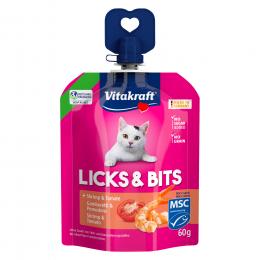Vitakraft Licks & Bits 16 x 60 g - Shrimp & Tomate