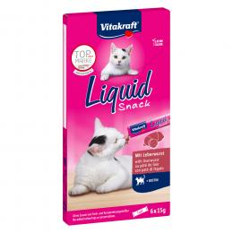 Angebot für Vitakraft Liquid Snack Leberwurst & Biotin - Sparpaket: 12 x 15 g - Kategorie Katzenfutter & Zubehör / Katzensnacks / Vitakraft / -.  Lieferzeit: 1-2 Tage -  jetzt kaufen.