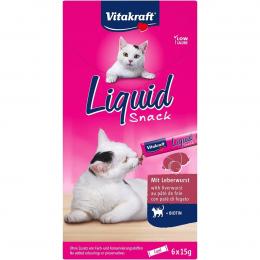 Vitakraft LiquidSnack Leberwurst+Biotin 6 Stk 11x6 Stück