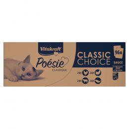 Vitakraft Poésie Classic Sauce Mixpaket - 96 x 85 g