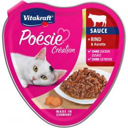 Vitakraft Poésie Création mit Rind und Karotte 15x85g