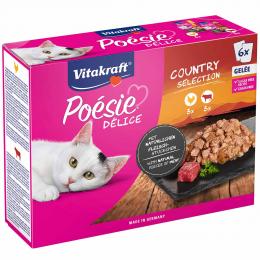 Vitakraft Poésie Délice Gelée Country Selection 6x85g