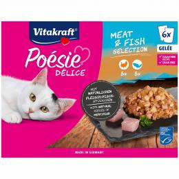 Vitakraft Poésie Délice Gelée Meat & Fish MSC 6x85g