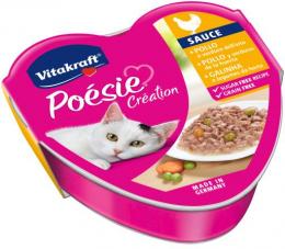 Vitakraft Poésie-Sauce Mit Hühnchen Und Gemüse 85 Gramm. 85 Gr