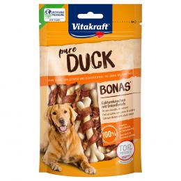 Vitakraft pure DUCK Bonas Calciumknochen mit Ente - Sparpaket: 3 x 80 g